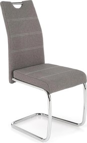 Tapicerowane krzesło do jadalni na płozach K349