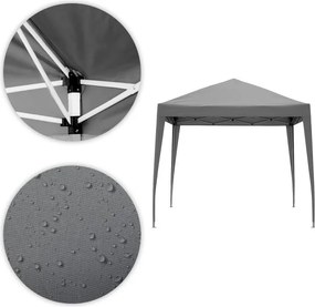 Automatyczny namiot ogrodowy 3x3 m z oknami Gardenia 4W-GY, szary