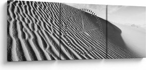 Obraz - Wydma piaskowa (z zegarem) (90x30 cm)