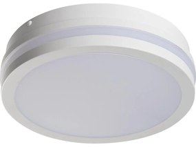 Kanlux 38777 - LED  Plafon zewnętrzny z czujnikiem BENO 12/18W/230V 3000/3500/4000K IP65 biały