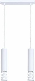 Podwójna biała lampa wisząca K5-E35