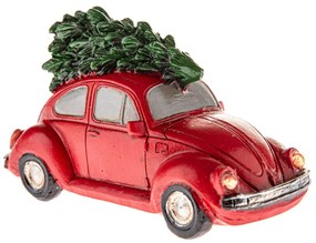 Świecący samochodzik z żywicy poliestrowej, 10,5cm