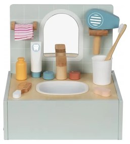 Tooky toy toilet bathroom toaleta drewniana łazienka z akcesoriami