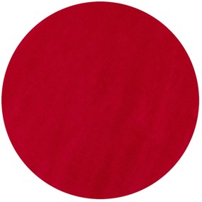 Dywan pluszowy Sky czerwony antypoślizgowy do prania 200 cm x 200 cm koło