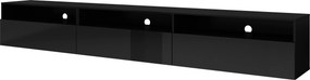 Szafka RTV uniwersalna ATENEO 270 cm do Salonu pod Telewizor - Czarny