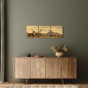 Obraz - Siły Powietrzne (z zegarem) (90x30 cm)