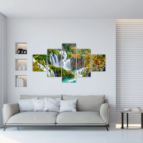 Obraz - Park Narodowy Jezior Plitwickich (125x70 cm)