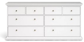 Biała niska komoda 183x87 cm Paris – Tvilum