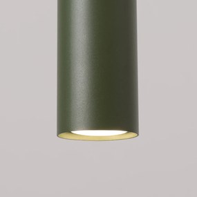 Lampa wisząca LAGOS 2 zielona oliwka SOLLUX  LIGHTING