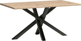 Stół rozkładany ALMERIA Dąb artisan do Salonu Jadalni 160-260 x 90 x 75 cm, Prostokątny