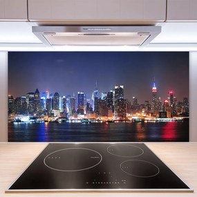 Panel nad blat kuchenny Panorama Metropolii O Zmierzchu