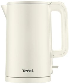 Kremowy czajnik elektryczny 1,5 l Thermo Protect KO140AE0 – Tefal