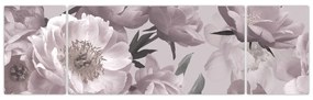 Obraz - Vintage kwiaty piwonii (170x50 cm)