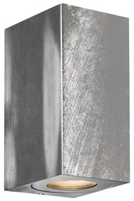 Nordlux - Zewnętrzny kinkiet CANTO 2xGU10/28W/230V IP44 srebrny
