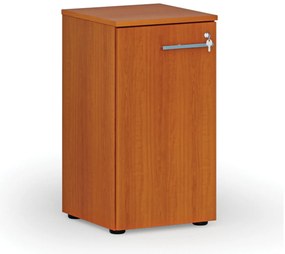 Szafa biurowa niska z drzwiami PRIMO WOOD, 400 x 420 x 740 mm, wiśnia