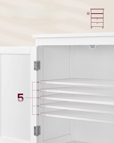 Szafka Łazienkowa Biała - BBC551P31V1