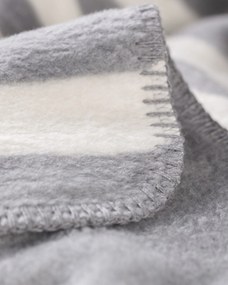 Koc Cosy Home 150x200cm Gray Stripes
