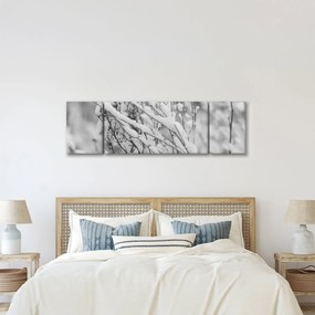 Obraz - Ośnieżone gałęzie (170x50 cm)