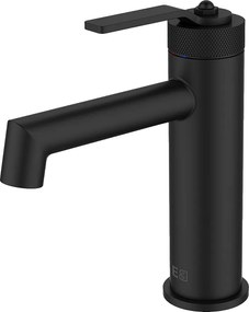 Molette bateria umywalkowa niska czarny matowy