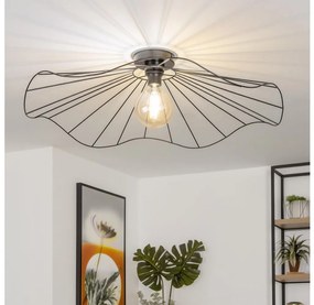 Brilagi - LED Przysufitowy żyrandol CERIA WIRE 1xE27/40W/230V śr. 80 cm czarny