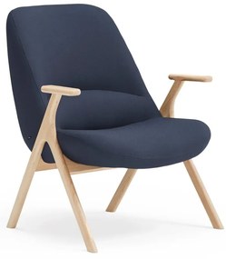 Ciemnoniebieski fotel Dins – Teulat