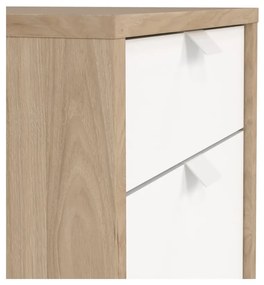 Biało-naturalna szafka w dekorze dębu 41x61 cm Sign – Tvilum