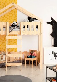 Skandynawskie łóżko piętrowe domek- Salva 4X