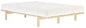 Łóżko dwuosobowe z drewna sosnowego ze stelażem 140x200 cm Pace – Karup Design