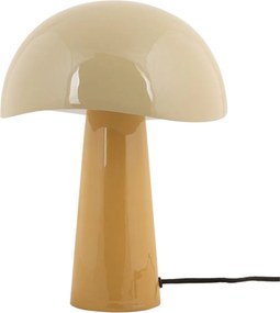 Lampa stołowa w kolorze ochry z metalowym kloszem (wysokość 33 cm) Grato – Leitmotiv