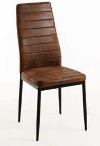 Pakiet 4 krzese Lauter ze sztucznej skóry