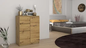 Komoda z szufladami i szafką Malwa 2D2S ARTISAN