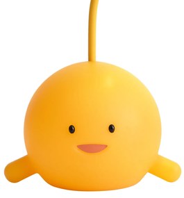 Nowoczesna lampa stołowa żółta z możliwością ładowania LED - Bulby Nowoczesny Oswietlenie wewnetrzne