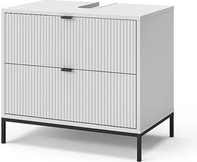 Szafka na wannę biały 70x45.1x63 eliza