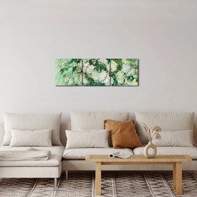 Obraz - Vincent van Gogh, Roses, reprodukcje (z zegarem) (90x30 cm)