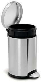 Simplehuman Kosz na śmieci okrągły pedałowy 4,5 l, stal nierdzewna