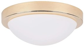 Lampa sufitowa w kolorze złota ze szklanym kloszem ø 28 cm Roda – Candellux Lighting