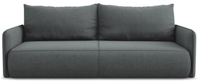 Szara rozkładana/ze schowkiem sofa 216 cm Nanea – Makamii