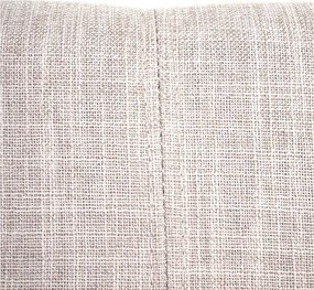 Krzesło do jadalni MCW-A50 II (zestaw 6 sztuk),  tekstylny, kremowy/szary, jasne nogi