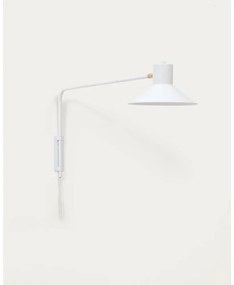 Biały kinkiet ø 20 cm Aria – Kave Home