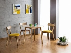 PROMOCJA Stół jadalniany NELSON z blatem w dekorze dąb miodowy 90X90 II. jakość