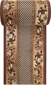 Brązowy elegancki chodnik na metry W8-P41
