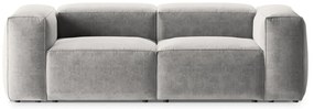 Jasnoszara sofa 224 cm Bergamo – Cosmopolitan Design