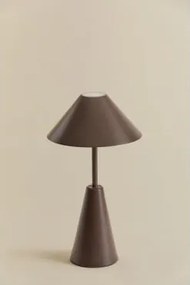 Bezprzewodowa Lampa Stołowa Led Na Zewnątrz Z Żelaza Alexis Chocolate - Sklum