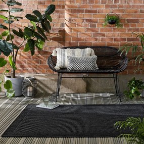 Ciemnoszary dywan odpowiedni na zewnątrz 160x230 cm Weave – Flair Rugs