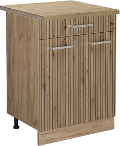 Szafka dolna do kuchni dąb rzemieślniczy 60x60x81.6 r-line