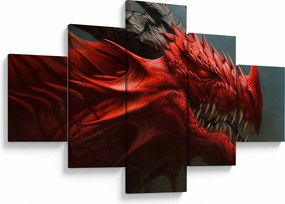 Obraz - Smok (125x70 cm)