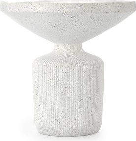 Stolik kawowy Sintro 54 cm - białe lastryko