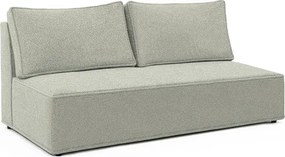 Sofa z Funkcją Spania MAVIA Szara Boucle Japandi