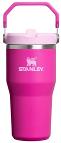 Różowy termos ze stali nierdzewnej 600 ml IceFlow™ Flip Straw 2.0 Tumbler Violet Blossom – Stanley