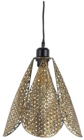 Lampa wisząca w kolorze złota z metalowym kloszem ø 24 cm – Ixia